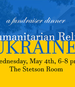 Graphic that says, Humanitarian Relief Ukraine