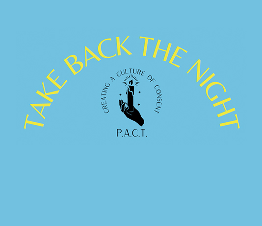 Graphic that says Take Back the Night