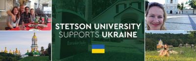 Screenshot of Stetson Supports Ukraine website