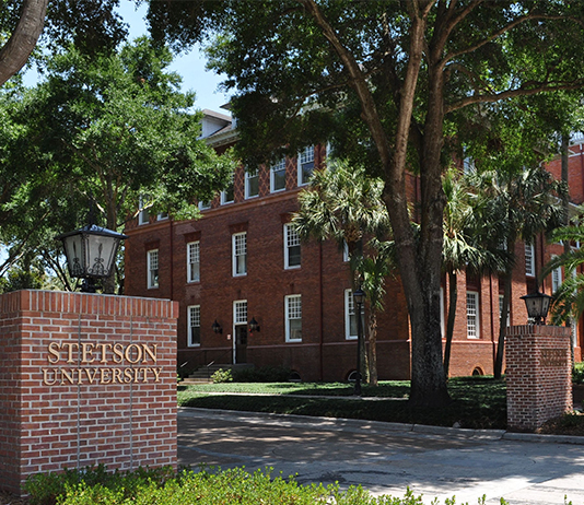 Stetson University front gate