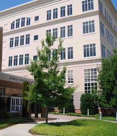 Exterior shot of the Lynn Business Center at Stetson University.