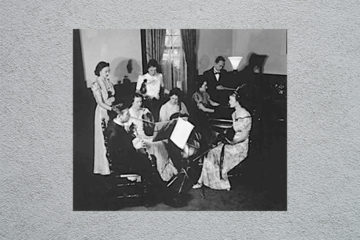 Students in the School of Music perform 1939