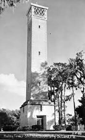 Historic black-and-white photo of Hulley Tower