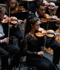 Students perform in the Symphony Orchestra