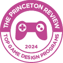 graphic for Princeton Review Top Game Design programs
