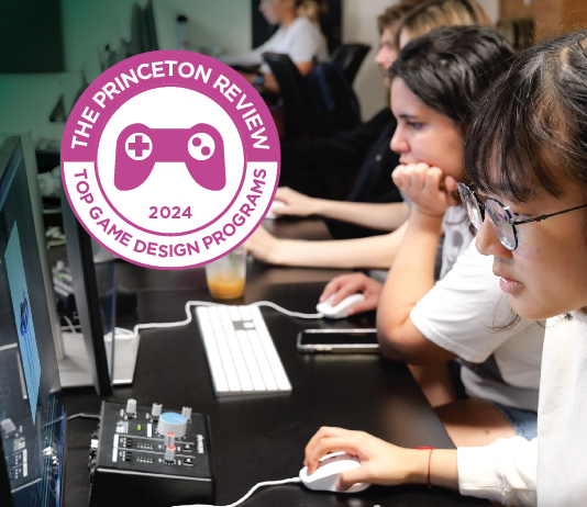 Stetson Named a Top Game Design Program by Princeton Review for 3rd Year in a Row