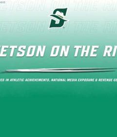 Graphic that says, Stetson on the Rise