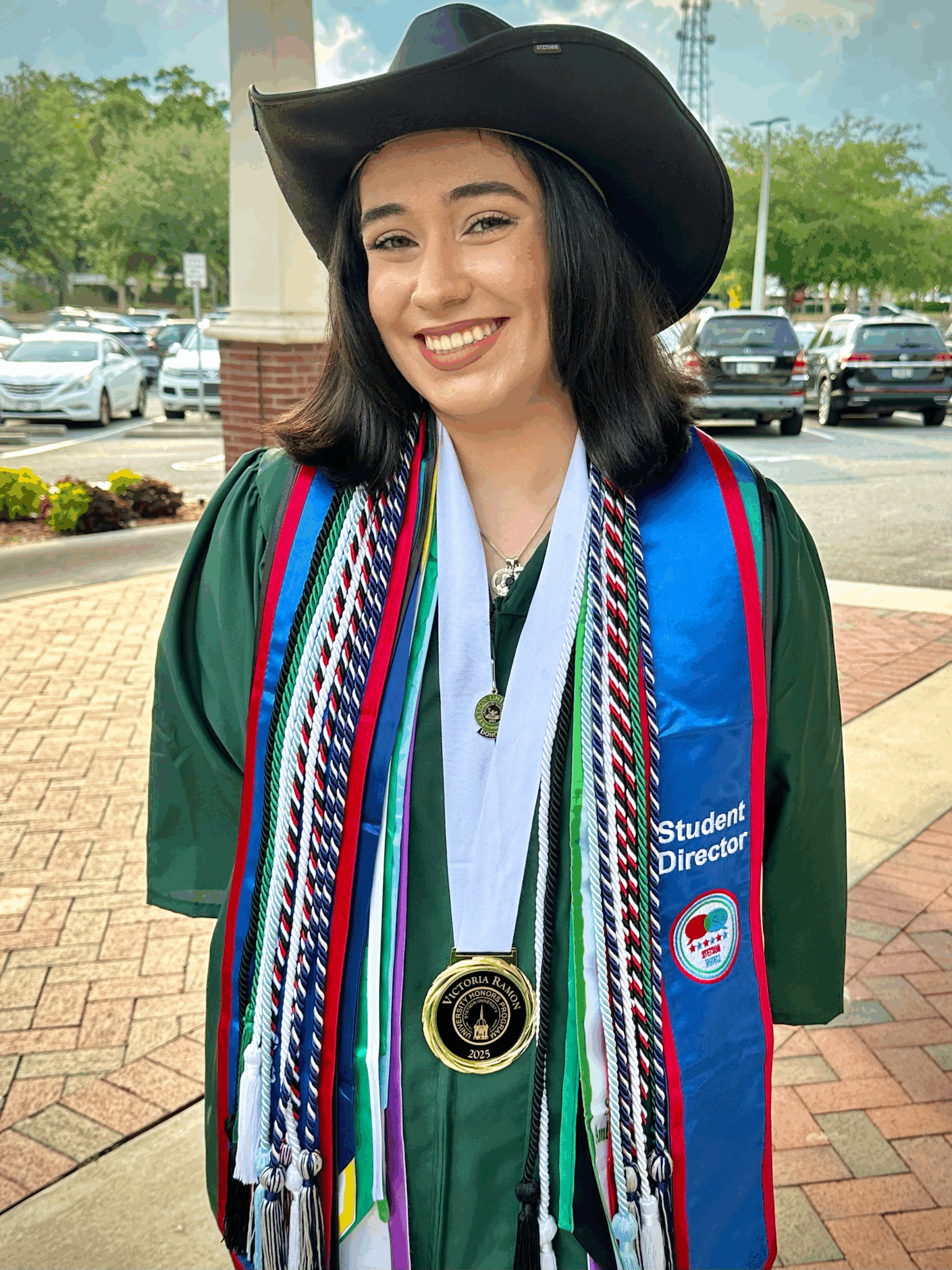 Victoria Ramon was one of the graduates of the Class of 2025 encouraged to Be Evergreen