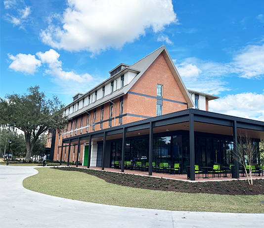 Exterior of residence hall