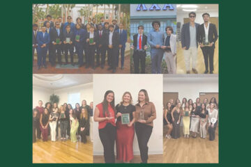 Montage of photos of Stetson fraternities and sororities