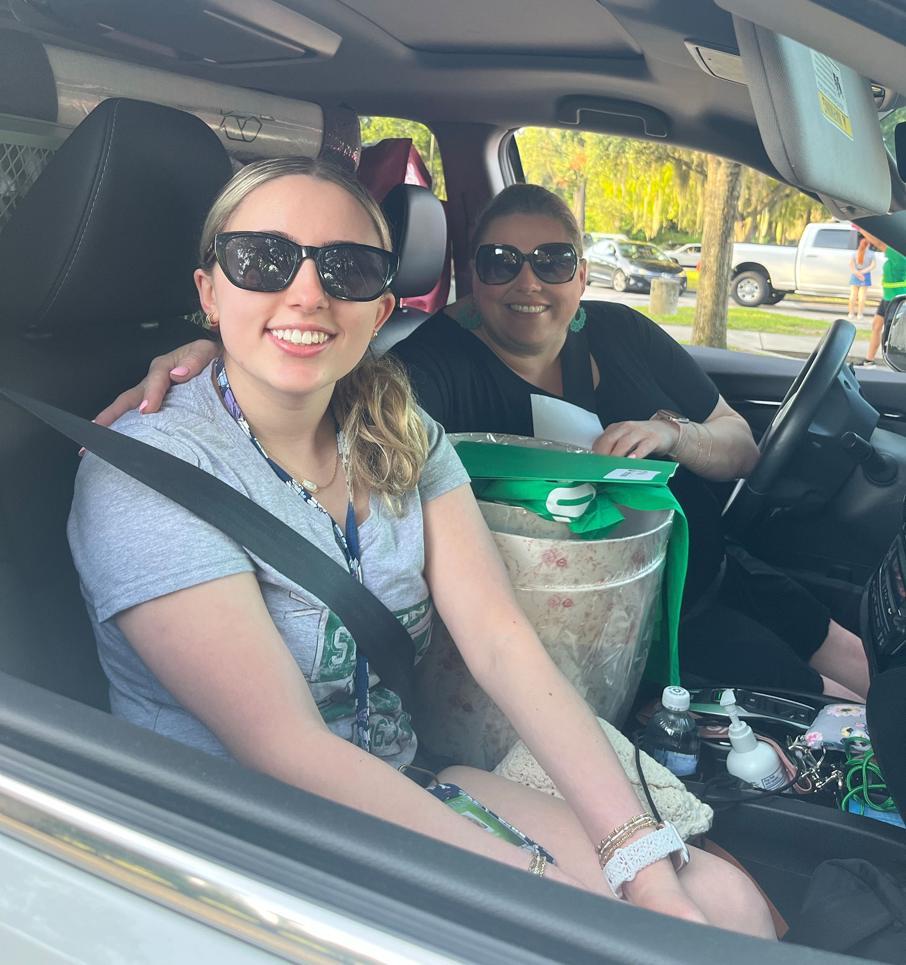 Kyla Hoffman on Stetson's move-in day