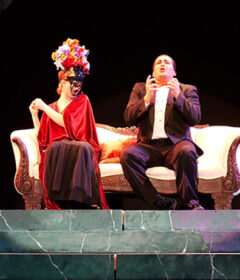 Two Students Performing Opera