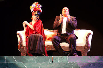 Two Students Performing Opera