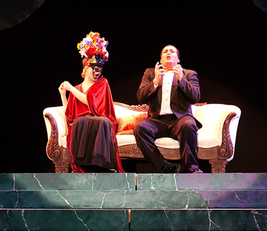 Two Students Performing Opera