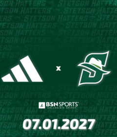 Stetson Athletics partnership with Adidas and BSM SPORTS