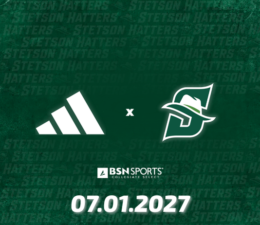 Stetson Athletics partnership with Adidas and BSM SPORTS